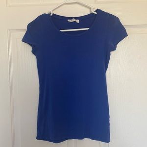 4/$10 Zara Fitted Blue T-Shirt